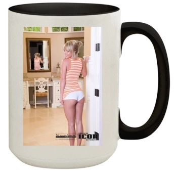 Sara Jean Underwood 15oz Colored Inner & Handle Mug