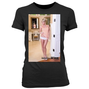 Sara Jean Underwood Women's Junior Cut Crewneck T-Shirt