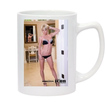 Sara Jean Underwood 14oz White Statesman Mug