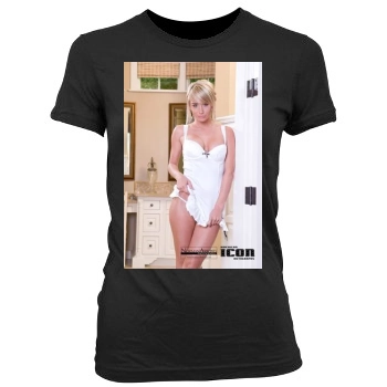 Sara Jean Underwood Women's Junior Cut Crewneck T-Shirt