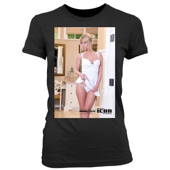 Sara Jean Underwood Women's Junior Cut Crewneck T-Shirt