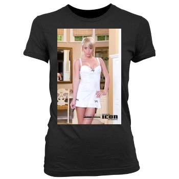 Sara Jean Underwood Women's Junior Cut Crewneck T-Shirt