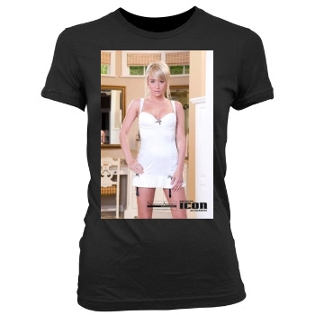 Sara Jean Underwood Women's Junior Cut Crewneck T-Shirt