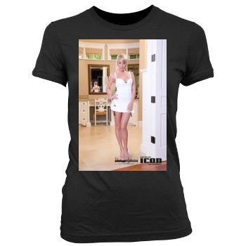 Sara Jean Underwood Women's Junior Cut Crewneck T-Shirt