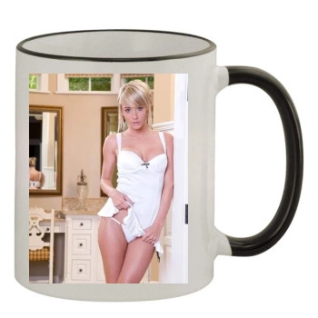 Sara Jean Underwood 11oz Colored Rim & Handle Mug