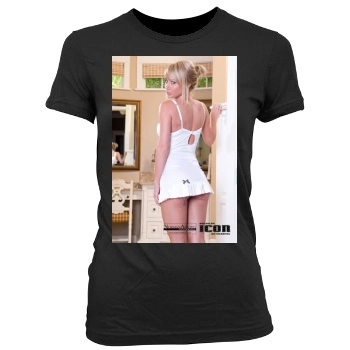 Sara Jean Underwood Women's Junior Cut Crewneck T-Shirt