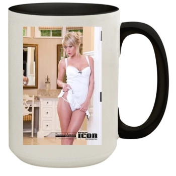 Sara Jean Underwood 15oz Colored Inner & Handle Mug