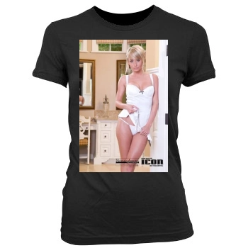 Sara Jean Underwood Women's Junior Cut Crewneck T-Shirt