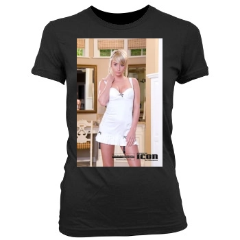 Sara Jean Underwood Women's Junior Cut Crewneck T-Shirt