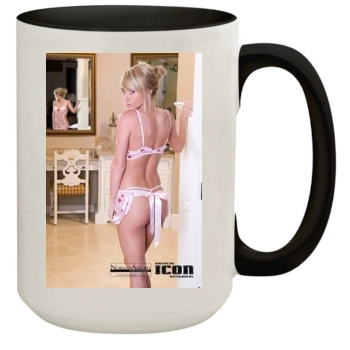 Sara Jean Underwood 15oz Colored Inner & Handle Mug