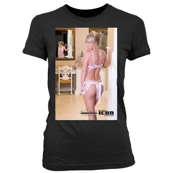 Sara Jean Underwood Women's Junior Cut Crewneck T-Shirt