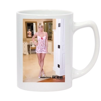 Sara Jean Underwood 14oz White Statesman Mug