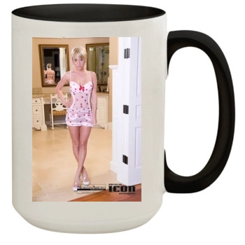 Sara Jean Underwood 15oz Colored Inner & Handle Mug