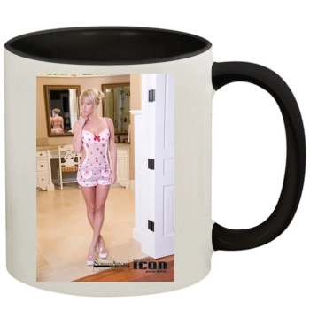 Sara Jean Underwood 11oz Colored Inner & Handle Mug