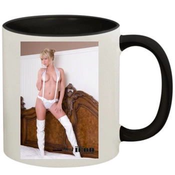 Sara Jean Underwood 11oz Colored Inner & Handle Mug