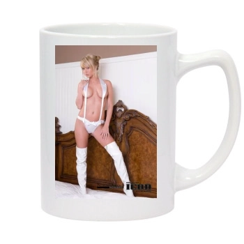 Sara Jean Underwood 14oz White Statesman Mug