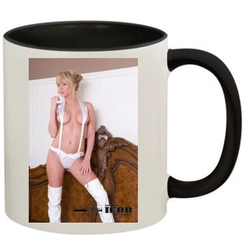 Sara Jean Underwood 11oz Colored Inner & Handle Mug