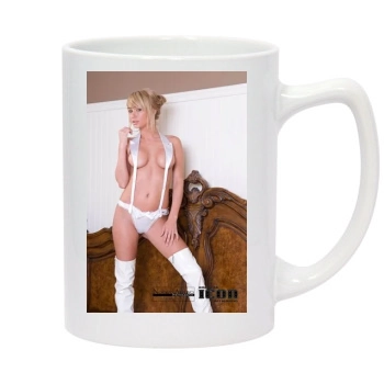 Sara Jean Underwood 14oz White Statesman Mug