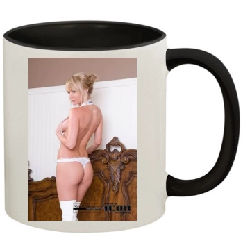 Sara Jean Underwood 11oz Colored Inner & Handle Mug