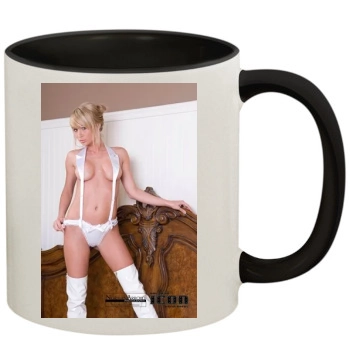 Sara Jean Underwood 11oz Colored Inner & Handle Mug