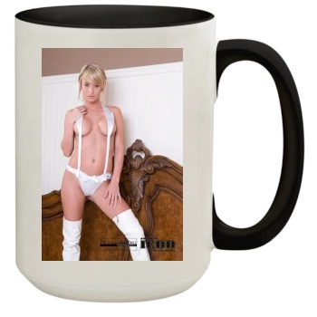 Sara Jean Underwood 15oz Colored Inner & Handle Mug