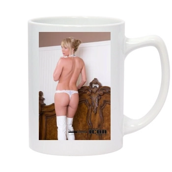 Sara Jean Underwood 14oz White Statesman Mug