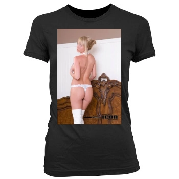 Sara Jean Underwood Women's Junior Cut Crewneck T-Shirt