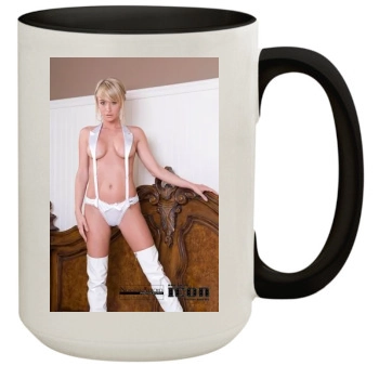 Sara Jean Underwood 15oz Colored Inner & Handle Mug