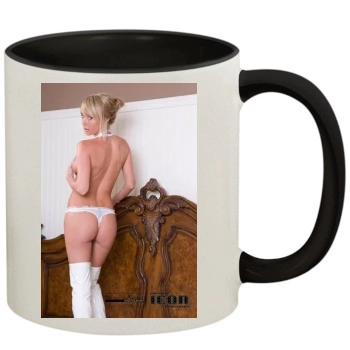 Sara Jean Underwood 11oz Colored Inner & Handle Mug