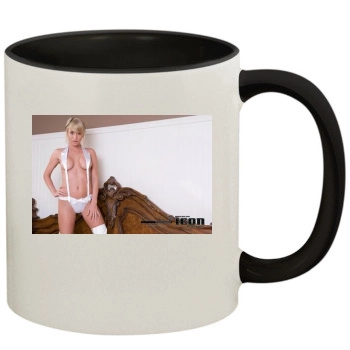 Sara Jean Underwood 11oz Colored Inner & Handle Mug