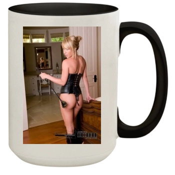 Sara Jean Underwood 15oz Colored Inner & Handle Mug