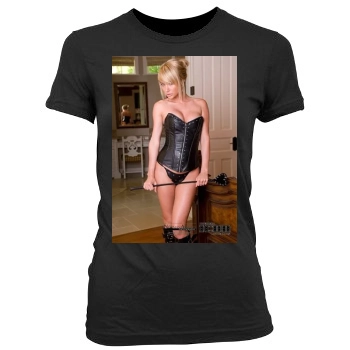 Sara Jean Underwood Women's Junior Cut Crewneck T-Shirt