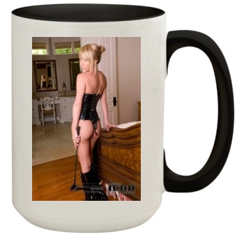 Sara Jean Underwood 15oz Colored Inner & Handle Mug