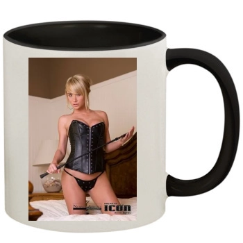 Sara Jean Underwood 11oz Colored Inner & Handle Mug