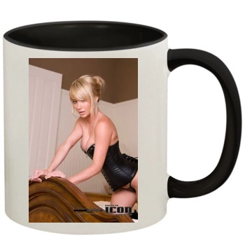 Sara Jean Underwood 11oz Colored Inner & Handle Mug