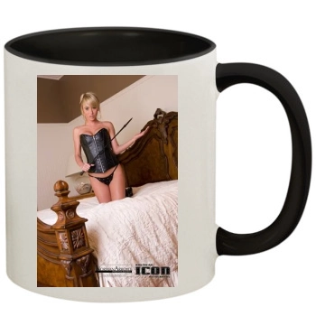 Sara Jean Underwood 11oz Colored Inner & Handle Mug