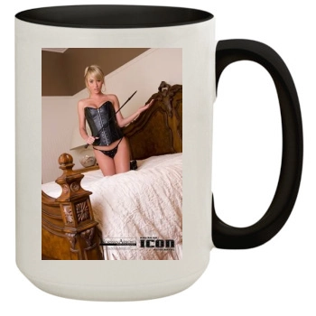 Sara Jean Underwood 15oz Colored Inner & Handle Mug