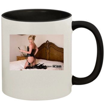 Sara Jean Underwood 11oz Colored Inner & Handle Mug