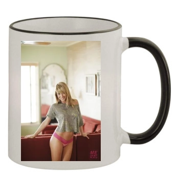 Sara Jean Underwood 11oz Colored Rim & Handle Mug