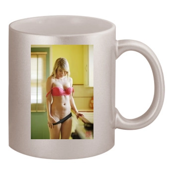 Sara Jean Underwood 11oz Metallic Silver Mug