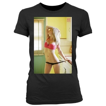 Sara Jean Underwood Women's Junior Cut Crewneck T-Shirt