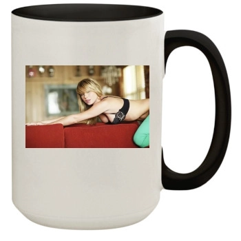 Sara Jean Underwood 15oz Colored Inner & Handle Mug