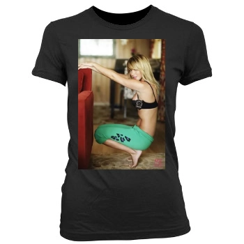 Sara Jean Underwood Women's Junior Cut Crewneck T-Shirt