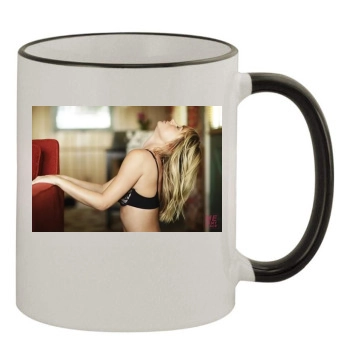 Sara Jean Underwood 11oz Colored Rim & Handle Mug