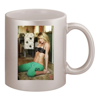 Sara Jean Underwood 11oz Metallic Silver Mug