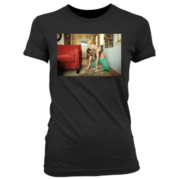 Sara Jean Underwood Women's Junior Cut Crewneck T-Shirt