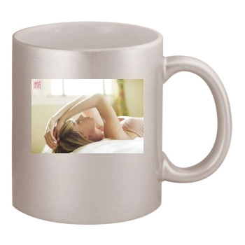 Sara Jean Underwood 11oz Metallic Silver Mug