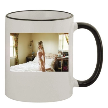 Sara Jean Underwood 11oz Colored Rim & Handle Mug