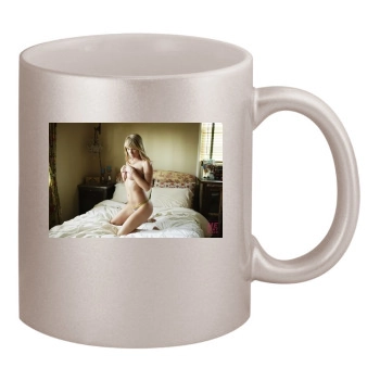 Sara Jean Underwood 11oz Metallic Silver Mug