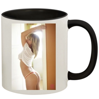 Sara Jean Underwood 11oz Colored Inner & Handle Mug